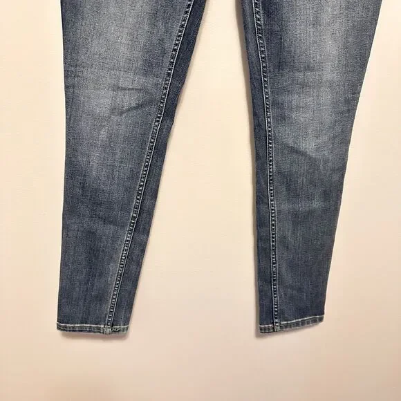 Womens Carhartt Layton Slim Fit Skinny Leg Denim Jeans 8 Regular Western Work - Picture 5 of 9